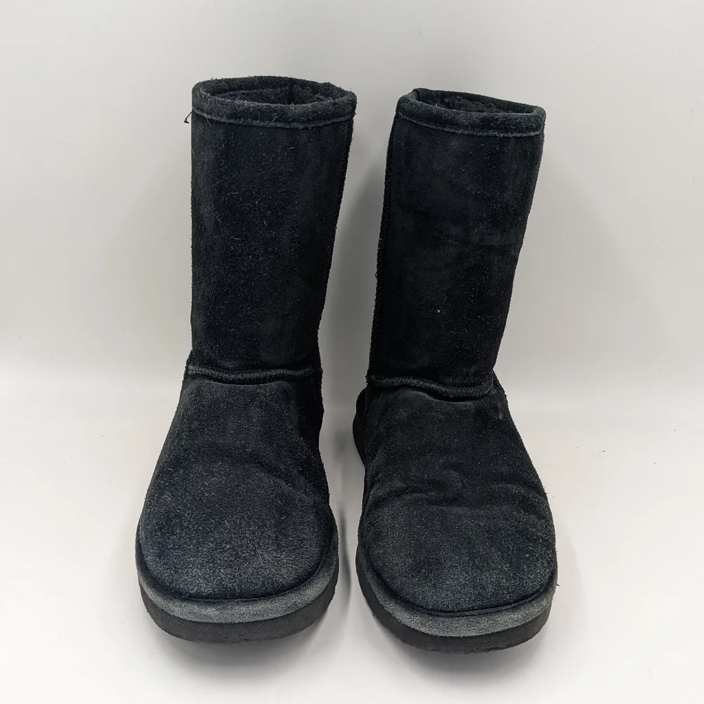 BearPaw Black Suede Boot 7/8